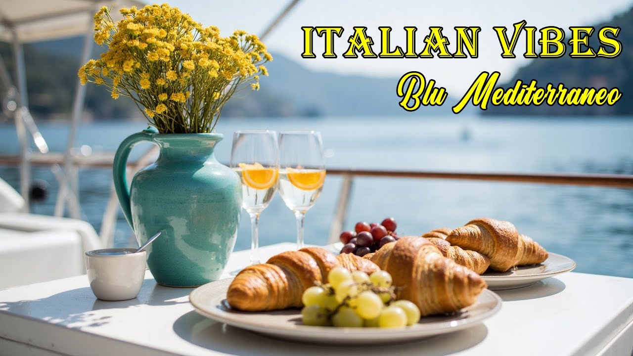 The Best 🇮🇹 Italian Music🎶 Italian Vibes 🎶 1+ Hour Scenic Amalfi Coast & Lake Como Relaxation 4K