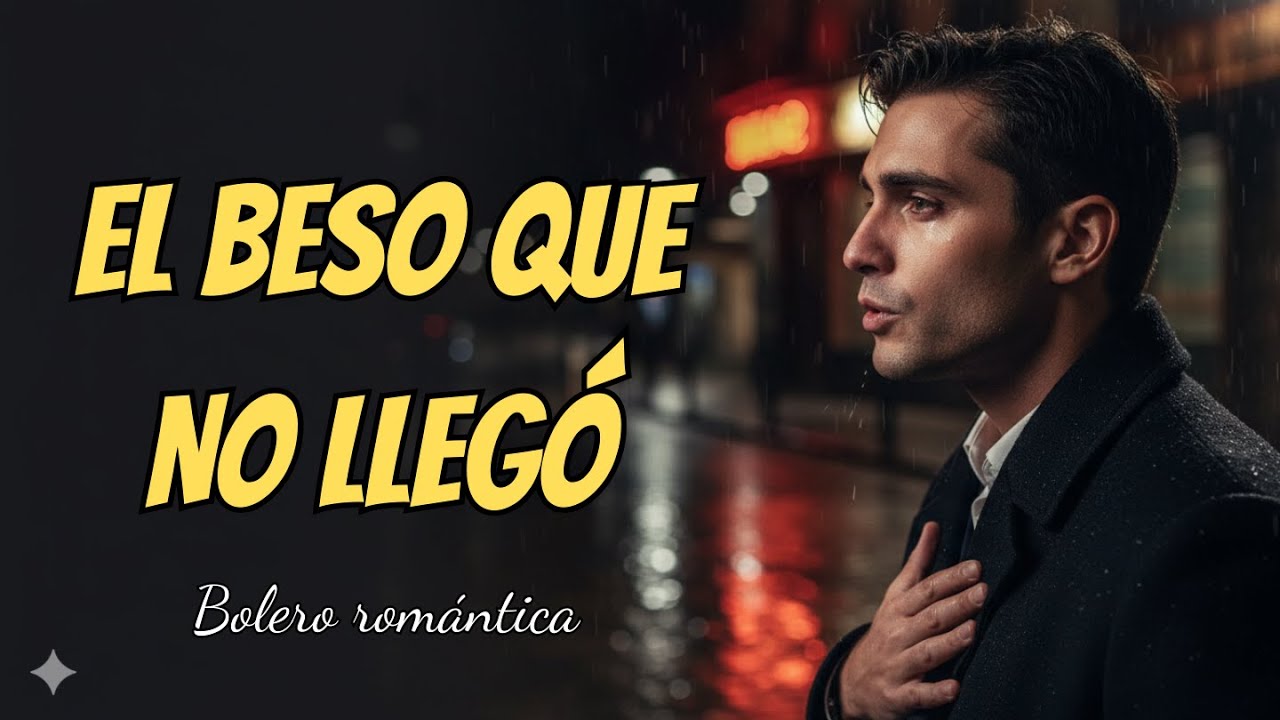EL BESO QUE NO LLEGÓ | Bolero Romántico | Voz Masculina | Canción de Amor Imposible #bolero #musica