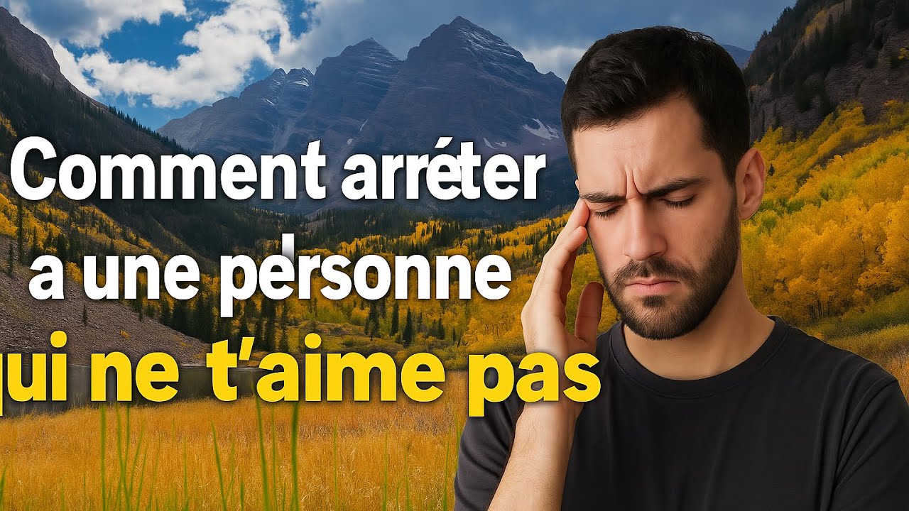 Comment arrêter de penser à une personne qui ne se soucie pas de toi ?