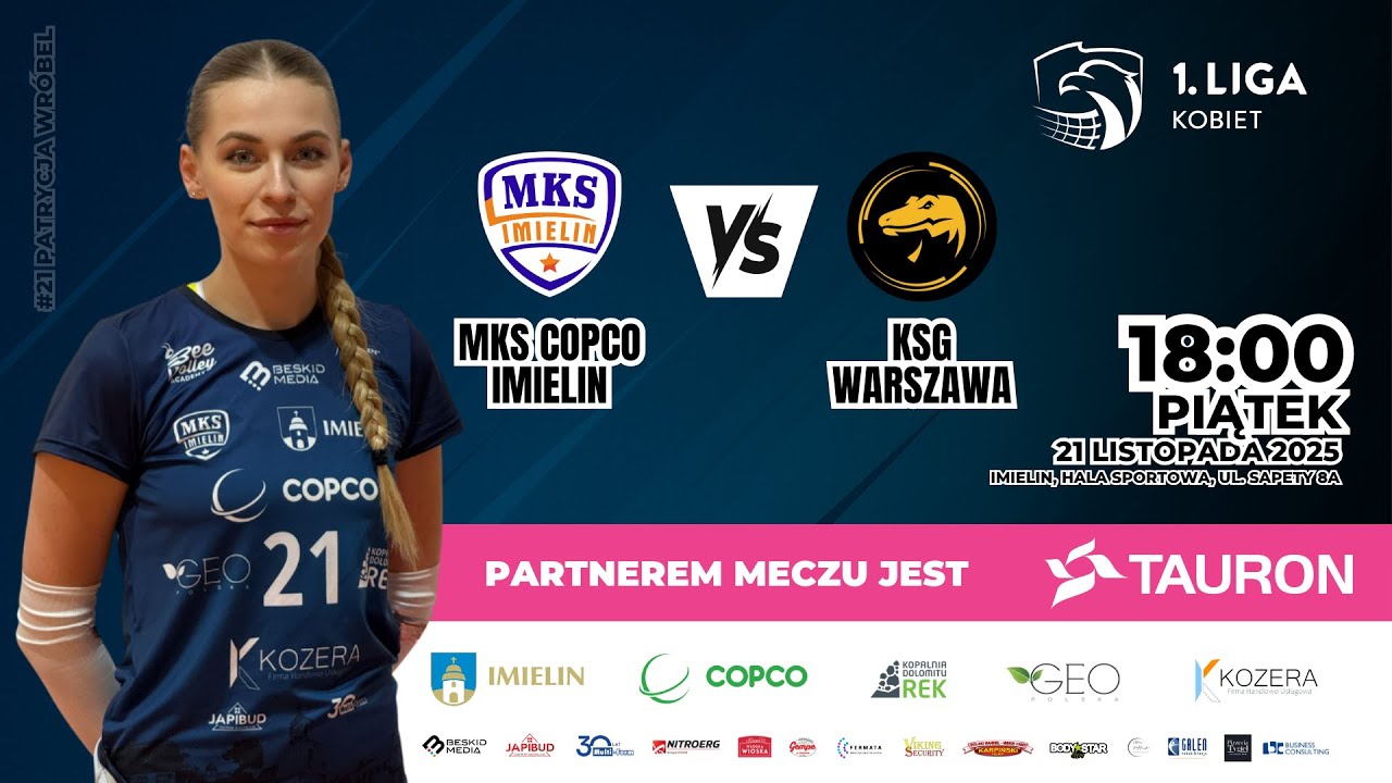 I LIGA KOBIET:  MKS COPCO Imielin vs KSG Warszawa