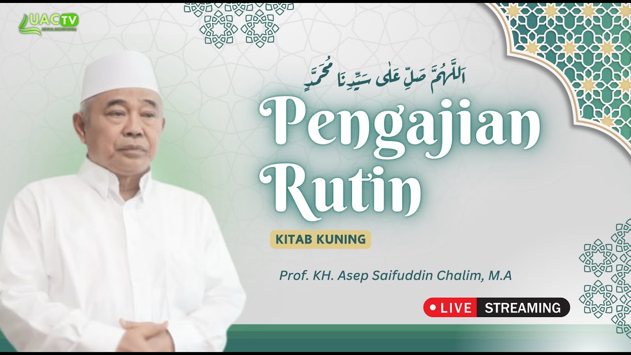 🔴 (LIVE ) NGAJI KITAB | Bersama Prof. Dr. KH Asep Saifuddin Chalim, M.A | Selasa, 03 Februari 2026