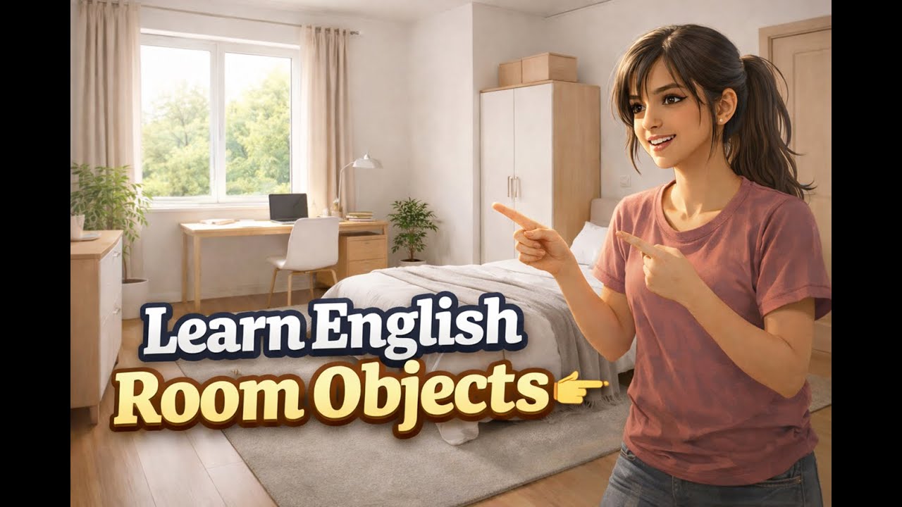 Learn English Room Objects | Easy English for Beginners | Learn English at Home |