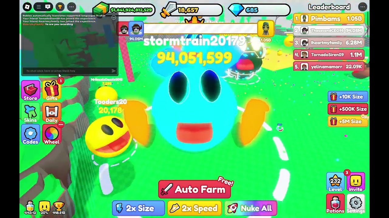 Ball eating simulator
