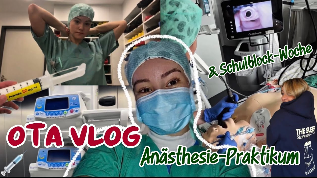 OTA Vlog: Schulblock & Anästhesie Praktikum 💉 - so war’s wirklich! 🤫🤓 #otaausbildung 