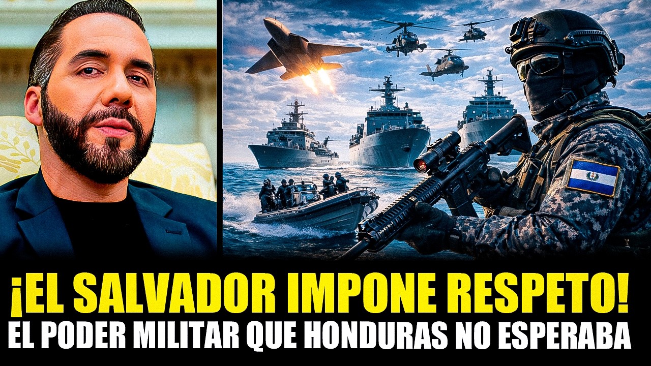 ¡INCREÍBLE! 😱 Conoce El PODER MILITAR de BUKELE que HONDURAS No Quiere que Veas 🇸🇻🇭🇳🔥