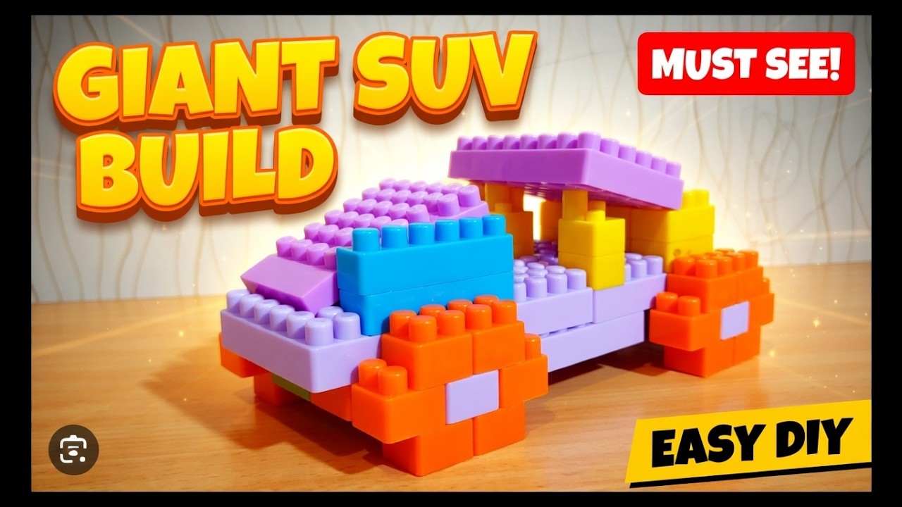Satisfying Giant SUV Build | Building Blocks ASMR