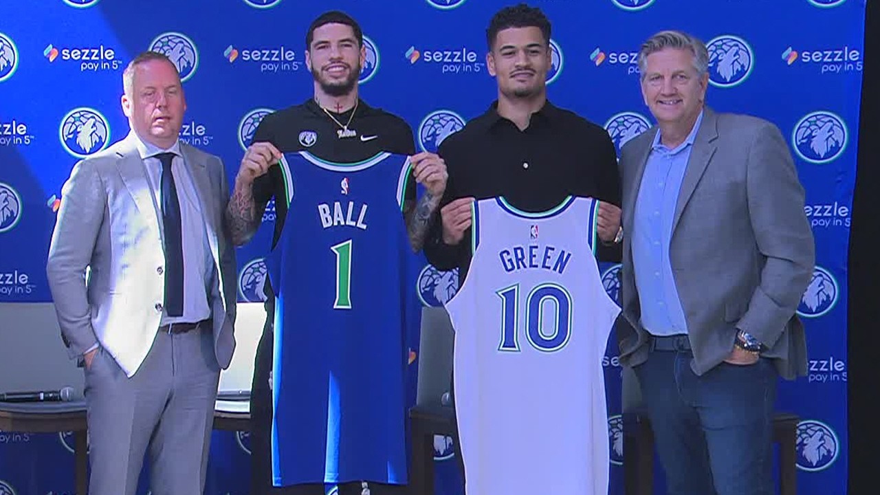LaMelo Ball and Josh Green's FULL Timberwolves Introductory Press Conference