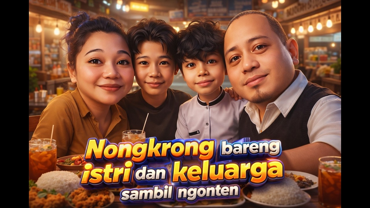 Nongkrong bareng istri dan keluarga