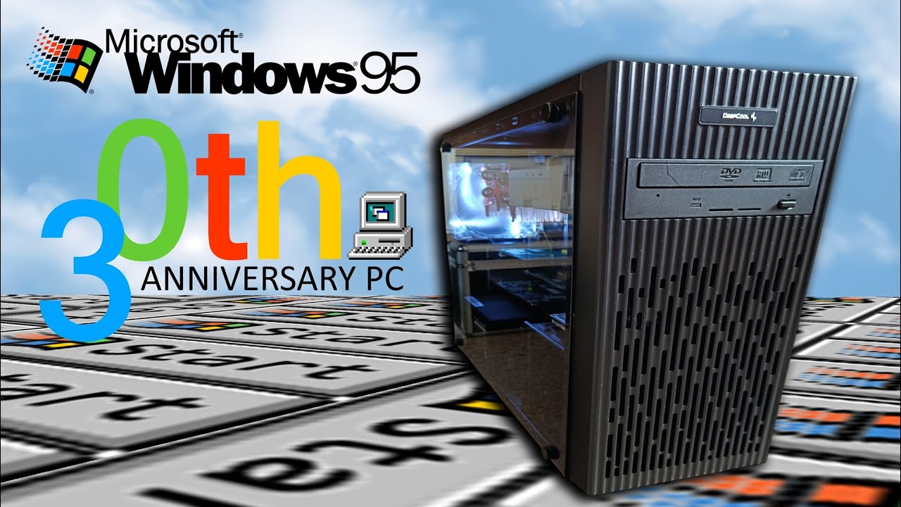 The native Socket 775 Windows 95 30th Anniversary Machine - No Emulation #retro #windows95 #retropc