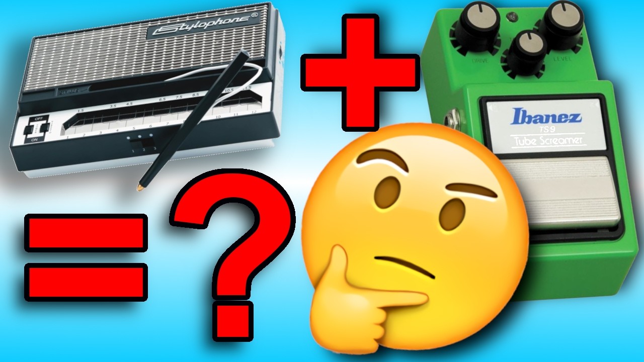 Стилофон с использованием педалей овердрайва!?