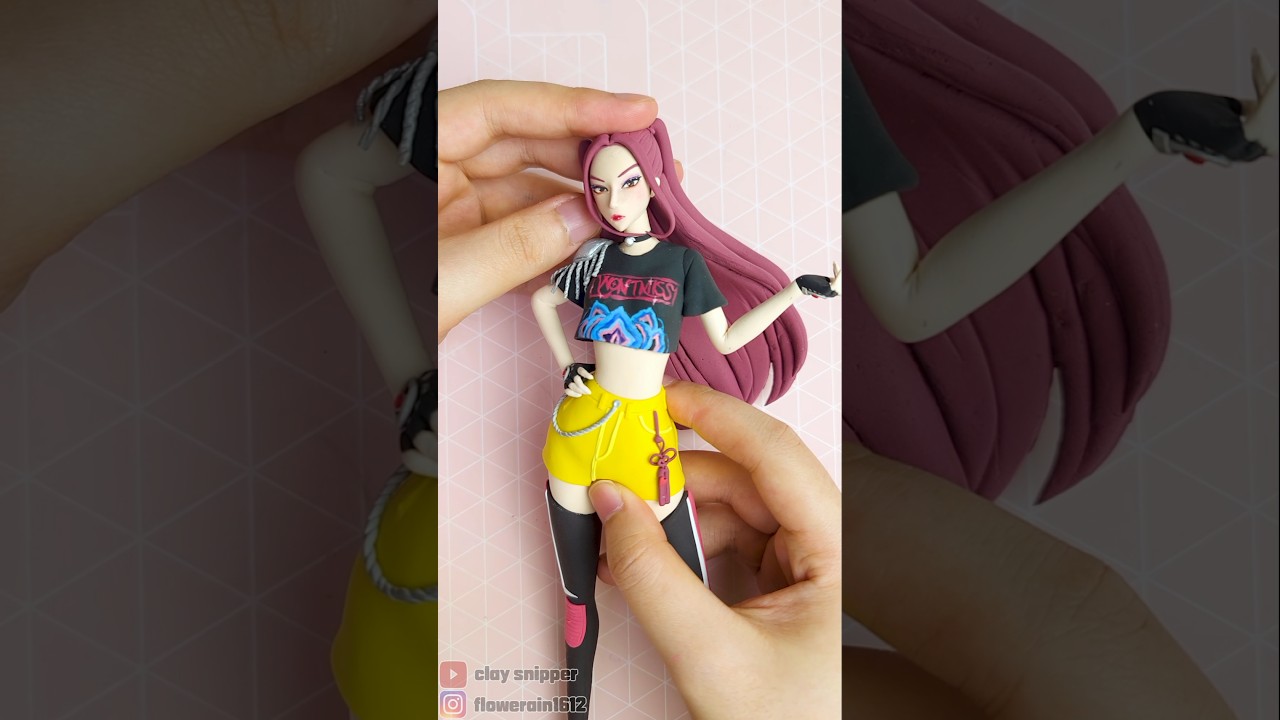 KPop Demon Hunters  [ Mira ] Clay Figure!  \(`&bull;&omega;&bull;&acute;)/*҉   #mira   #kpopdemonhunters