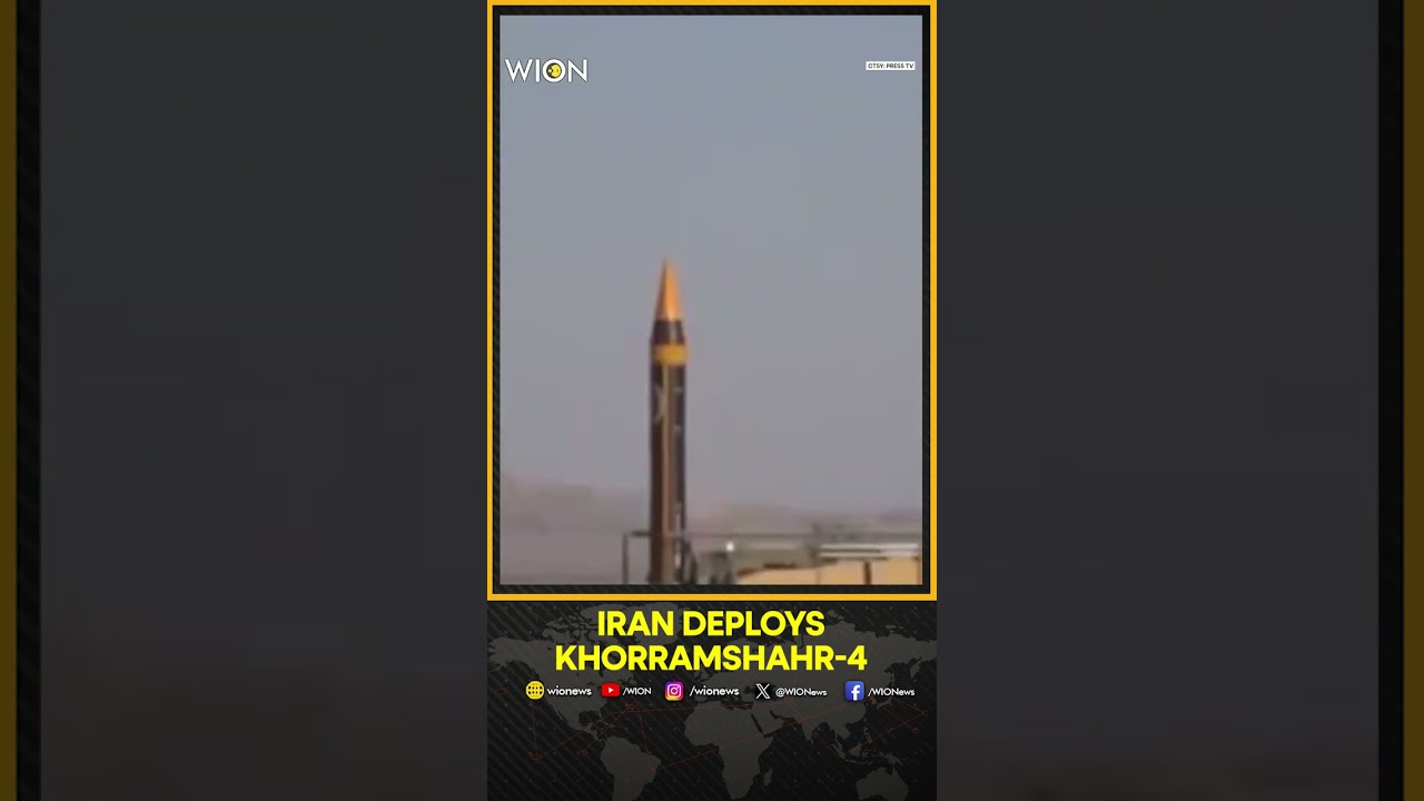 Iranian Khorramshahr 4 Ballistic&nbsp;Missile Deployed in IRGC 'Missile City' | WION Shorts