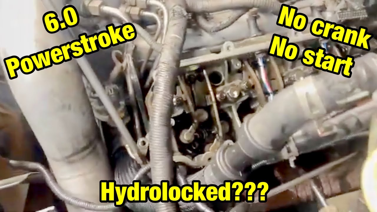 6.0 Powerstroke гидроблокированный/заклинивший инжектор