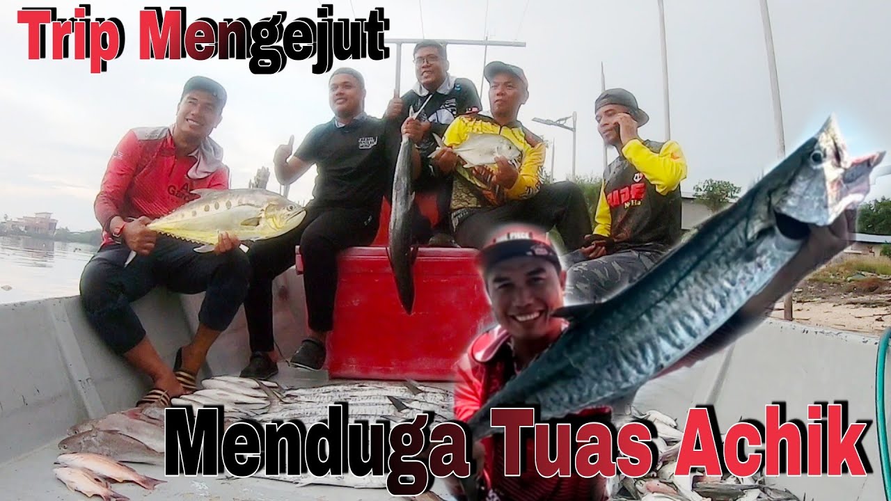 Mancing Tenggiri Tuas Achik Payar Makan Baik Sotong Getah & Coaster Ikan Bottom pun Rancak s382