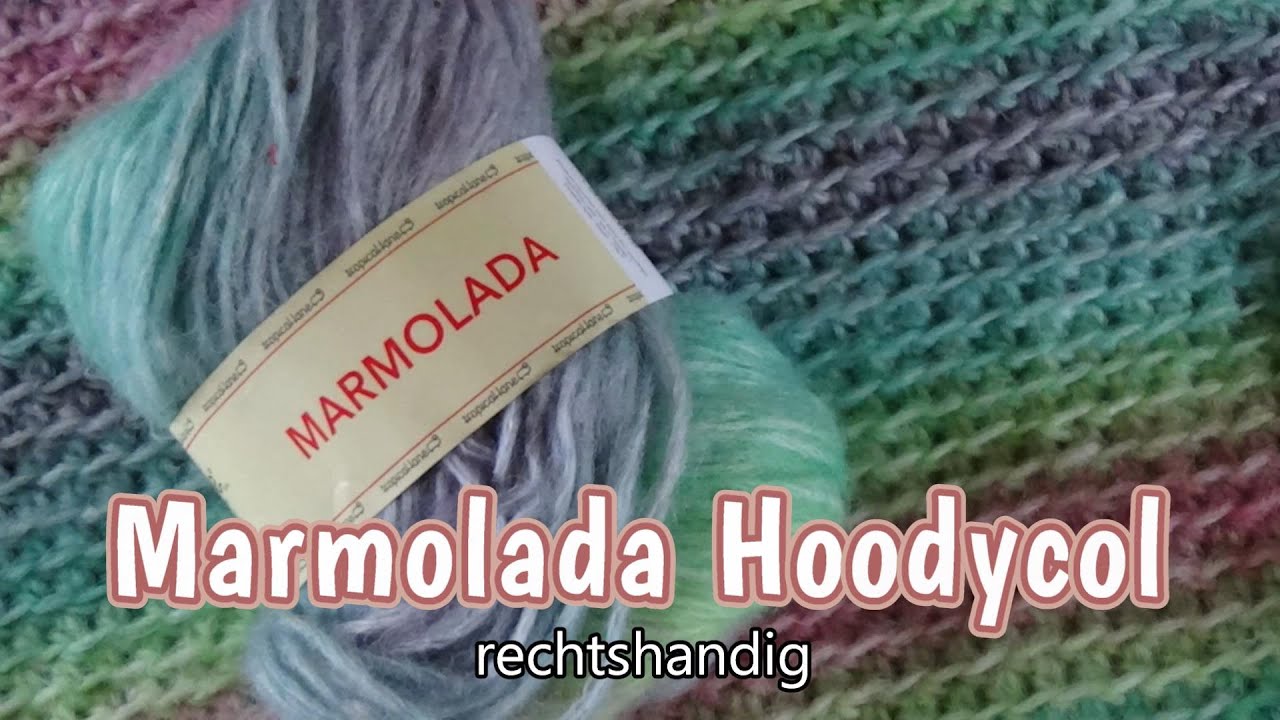 Haken - tutorial #554: Marmolada Hoodycol