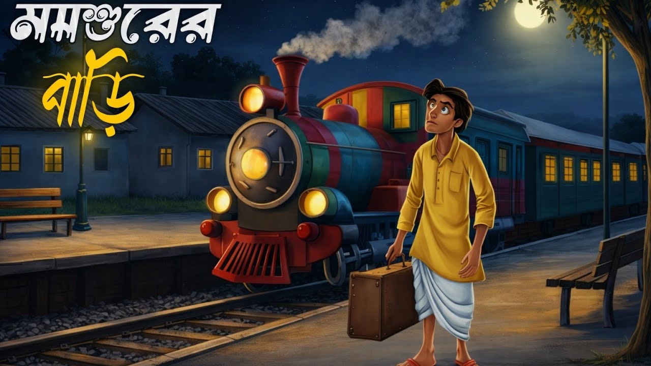 মামাশ্বশুরের বাড়ি | Bangla Cartoon | Thakurmar Jhuli | bhuter cartoon
