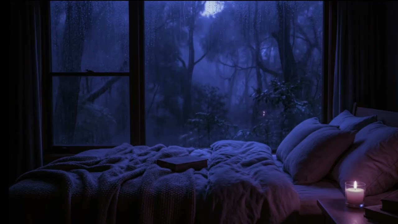 Fall Asleep in Minutes with Gentle Rain Sounds (No Thunder, Deep Sleep)