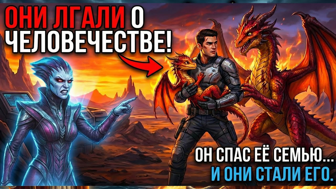 Мир смерти Зиракс‑7: Человек спас драконёнка и выжил | HFY Sci‑Fi