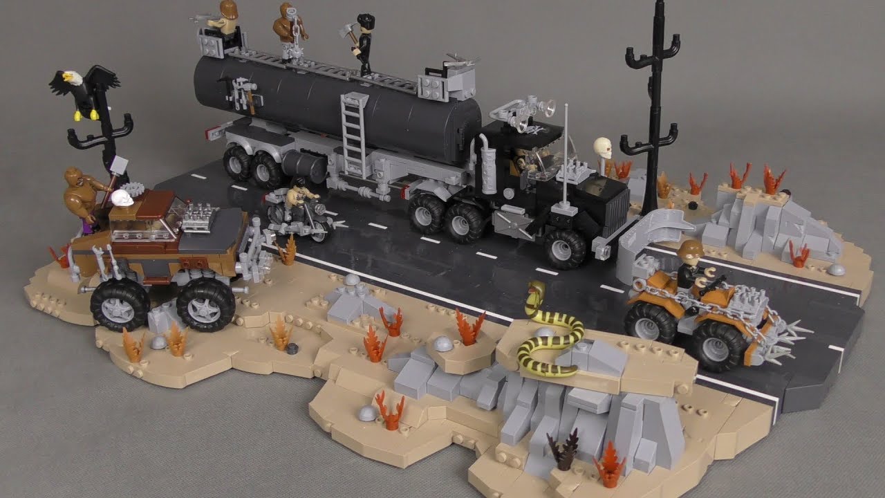 COBI MOC - Mad Max Road Warrior - Atak na cysternę
