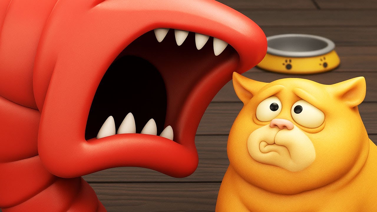 ИНОПЛАНЕТНЫЙ ЧЕРВЯК против КОТОВ в угарной игре The Visitor: Ep.1 -  Kitty Cat Carnage