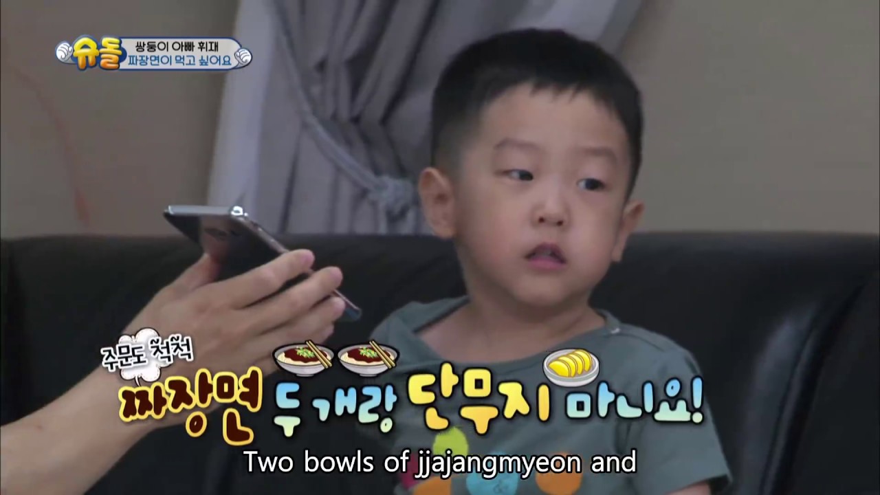 Twins’ House - I want to eat Jjajangmyeon [The Return of Superman / 2016.10.09]