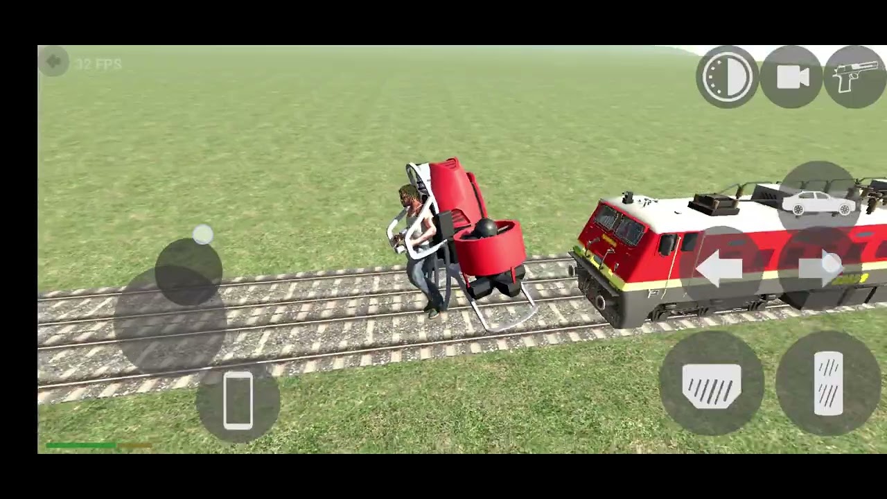 Train Vs 10 THAR |Driving gameplay video | #trainwalagame #trainvscar #tharkagame #gaming #gameplay
