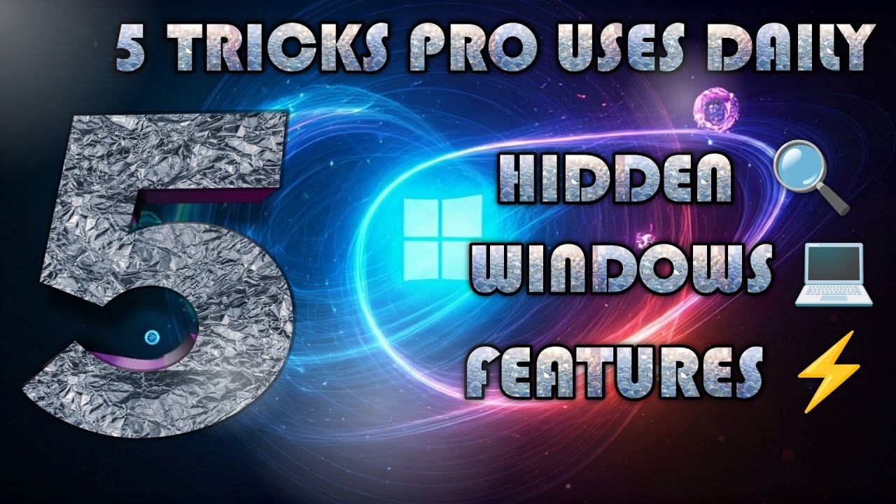 5 Secret Windows Features You NEED To Know! 😱🔥