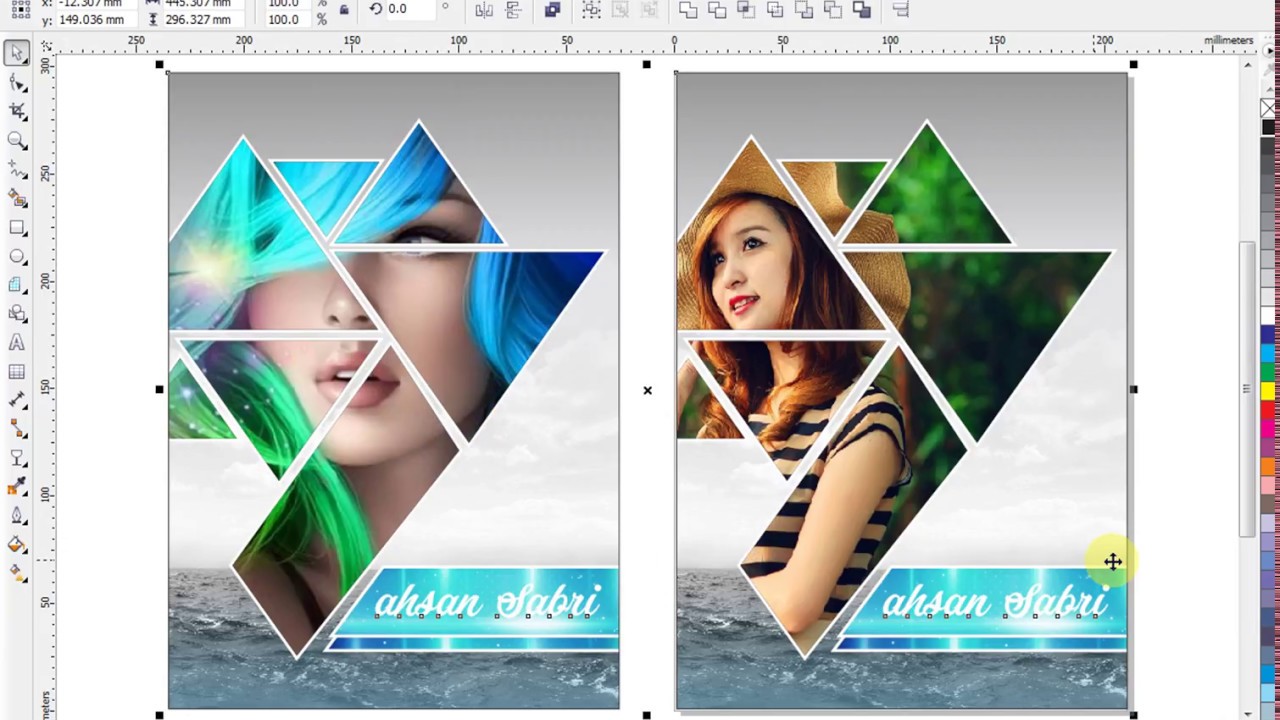 Flyer Design Inspiration (coreldraw)