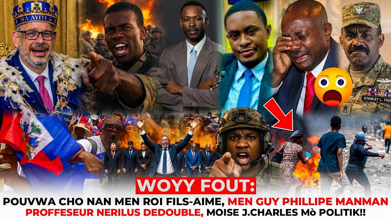 Wouch Manman Pouvwa Cho Nan Men Roi Fils-Aime!! Guy Phillipe Bay Ké Sote Fwap Pou Moise J.Charles!!