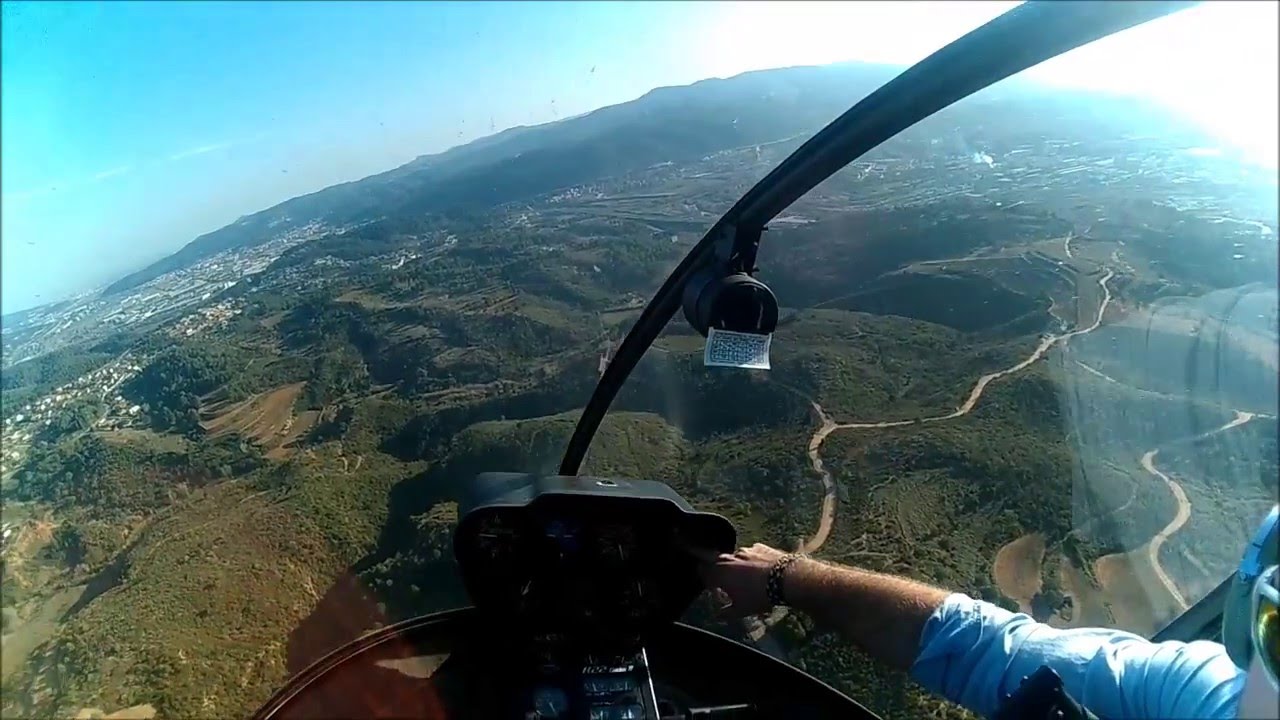 Aprendiendo a pilotar un helic&oacute;ptero Robinson R22