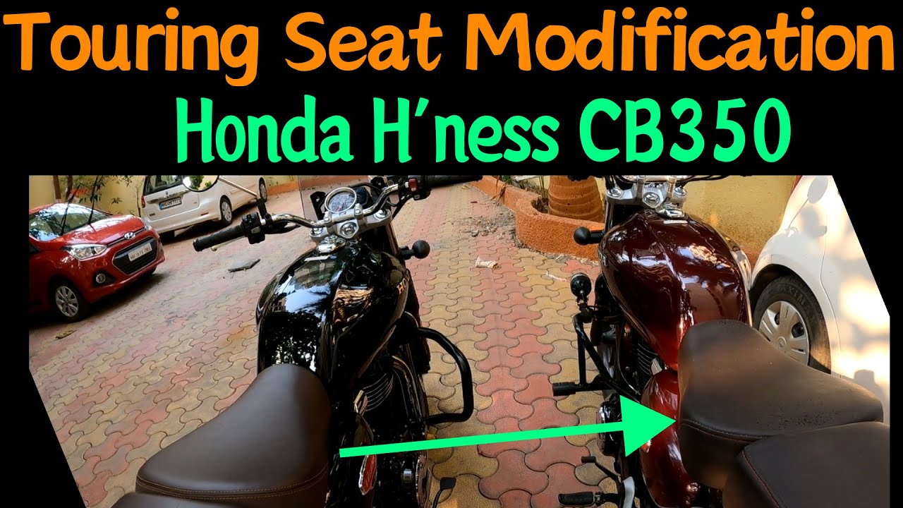 CB350 Seat Modification | How To Modify Seat For Touring
