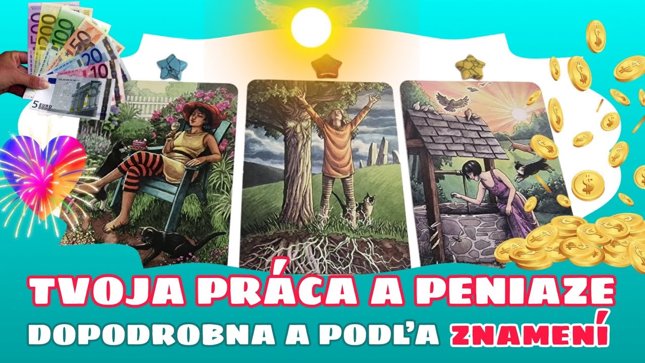 TVOJA PRÁCA A PENIAZE 💰🪙 podľa ZNAMENÍ A DOPODROBNA 💃🎶🍀💓 #vykladpraca #vykladprace #vykladpenize