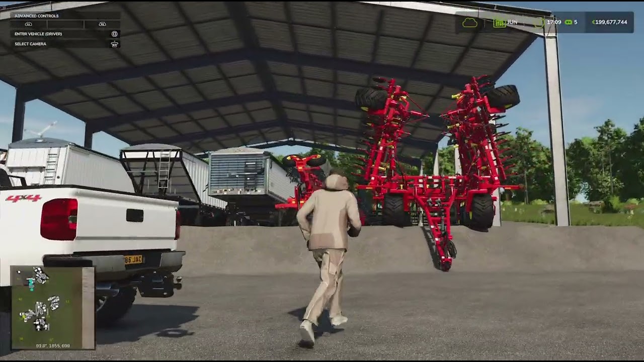 Off the map giving you a tour of my farm in Farming Simulator.
