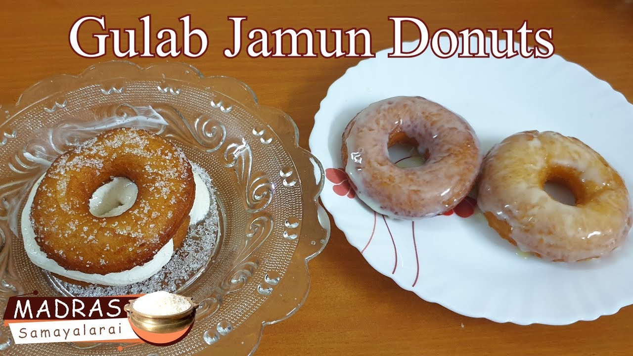 Gulab Jamun Donut | Easy Homemade Donut | Donut Recipe | Madras Samayalarai
