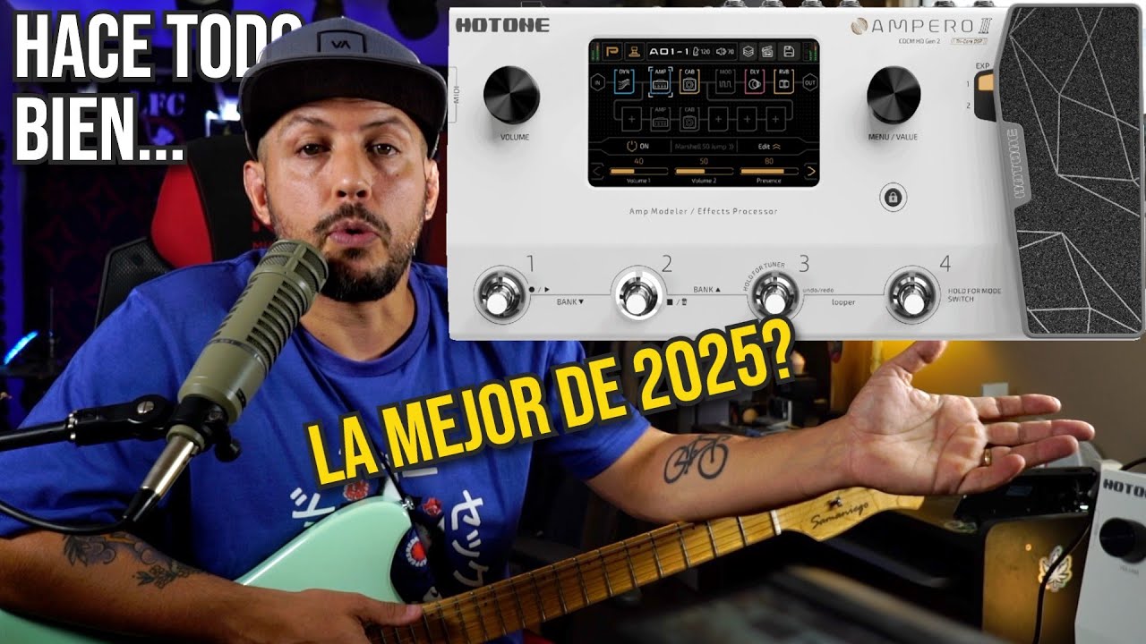 La Mejor Pedalera 2025? - AMPERO 2 - Amp Sim, Tone Catch y Efectos!! 🎸