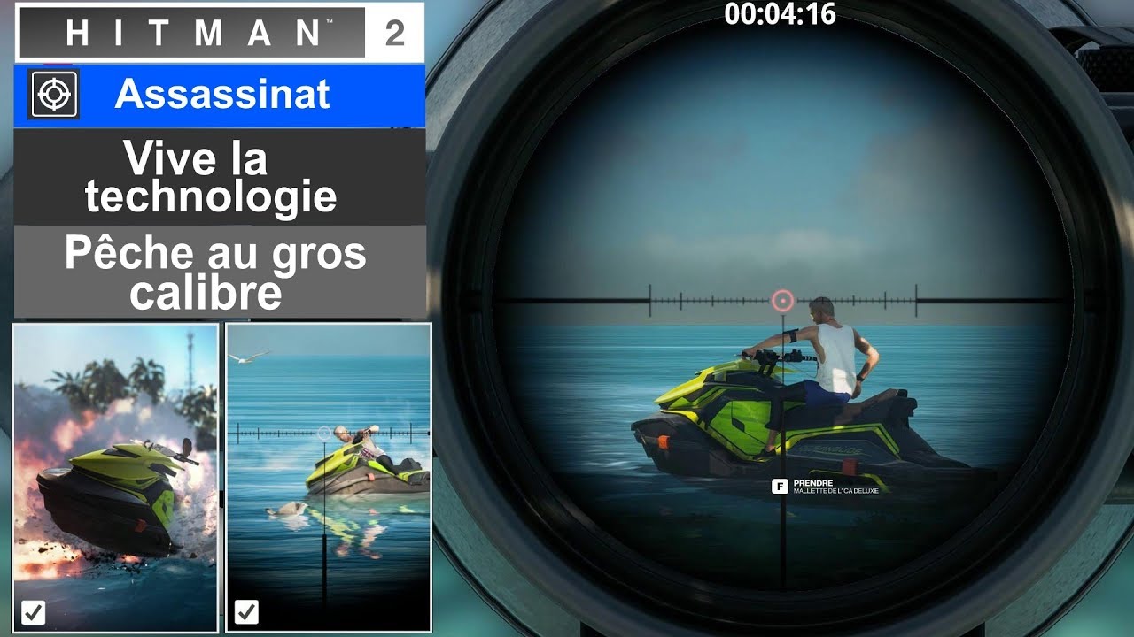 HITMAN 2: Vive la technologie & P&ecirc;che au gros calibre - &Icirc;le Haven : Le dernier recours