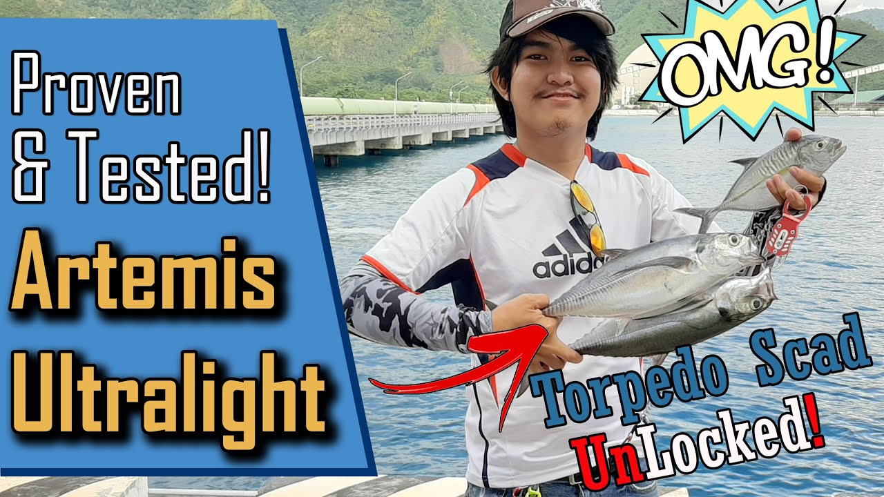 Amazing Catch | Artemis Ultralight Field Test | Torpedo Scad Unlocked | Pier Fishing Philippines