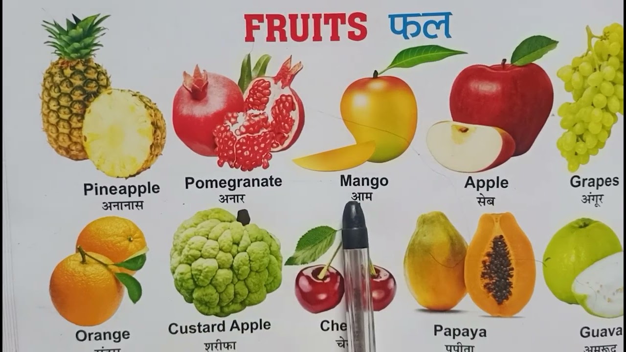 Fruits Name /Falo ke nam.