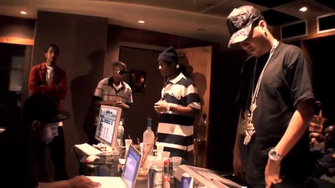 FRENCH MONTANA AND NIPSEY HUSSLE IN THE STUDIO FT LAZY K AND GREEN LANTERN