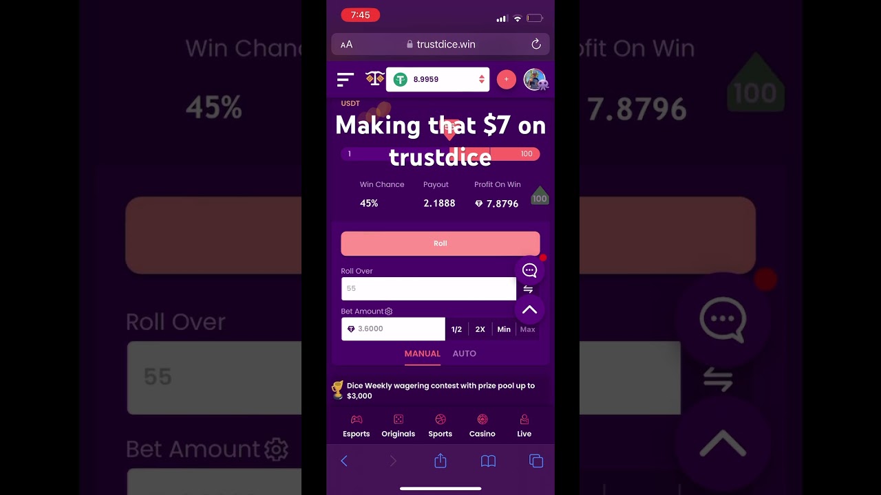 Trustdice favorite dice site