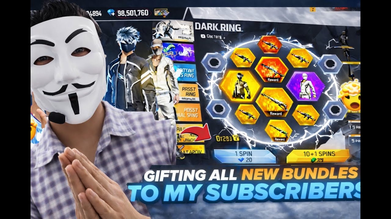 BIGGEST bUNDLE GIVEWAY TO MY SUBSCRIBER  ON LIVE 