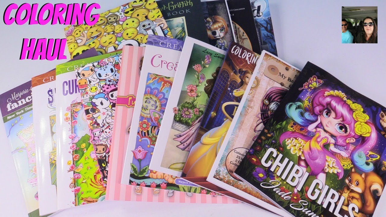 Adult Coloring Book Haul From AC Moore & Amazon | PaulAndShannonsLife