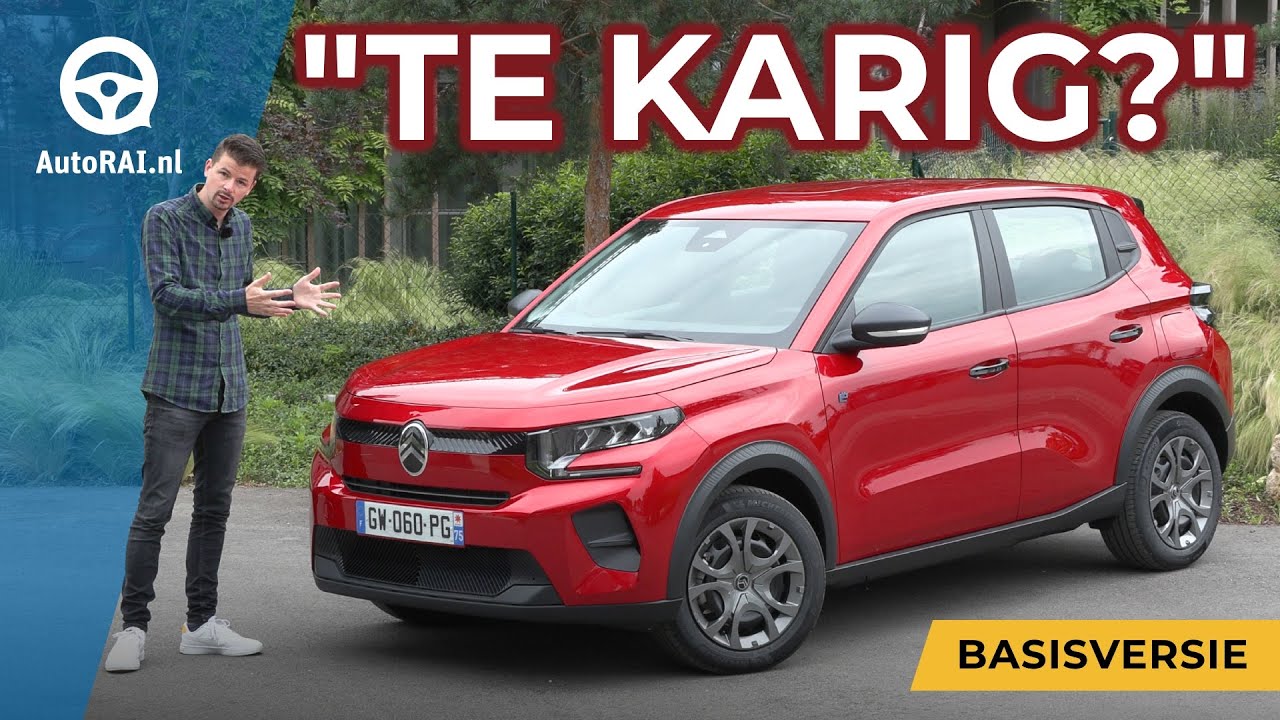 CITROËN C3/E-C3: YOU versus MAX - Is de BASISVERSIE wel interessant? - AutoRAI TV