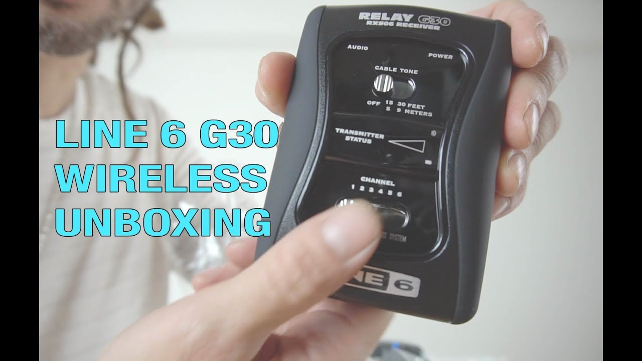 Line 6 G30 wireless Relay Unboxing