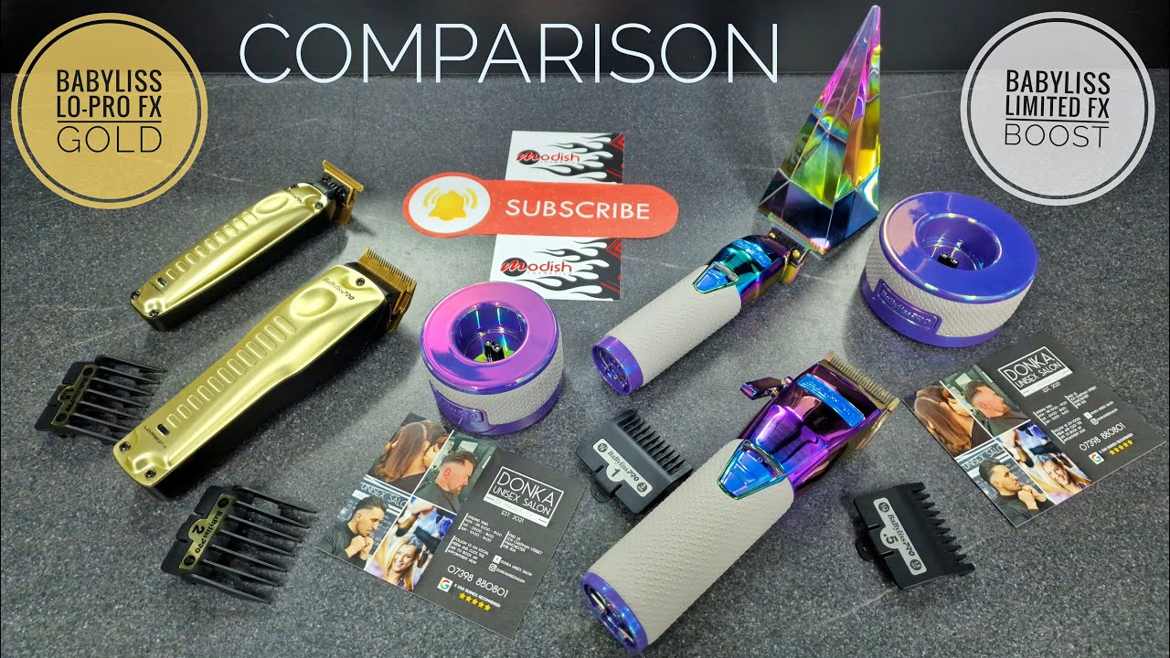 COMPARISON - Babyliss LO-PRO FX -GOLD- vs Babyliss Limited FX BOOST -CHAMELEON-