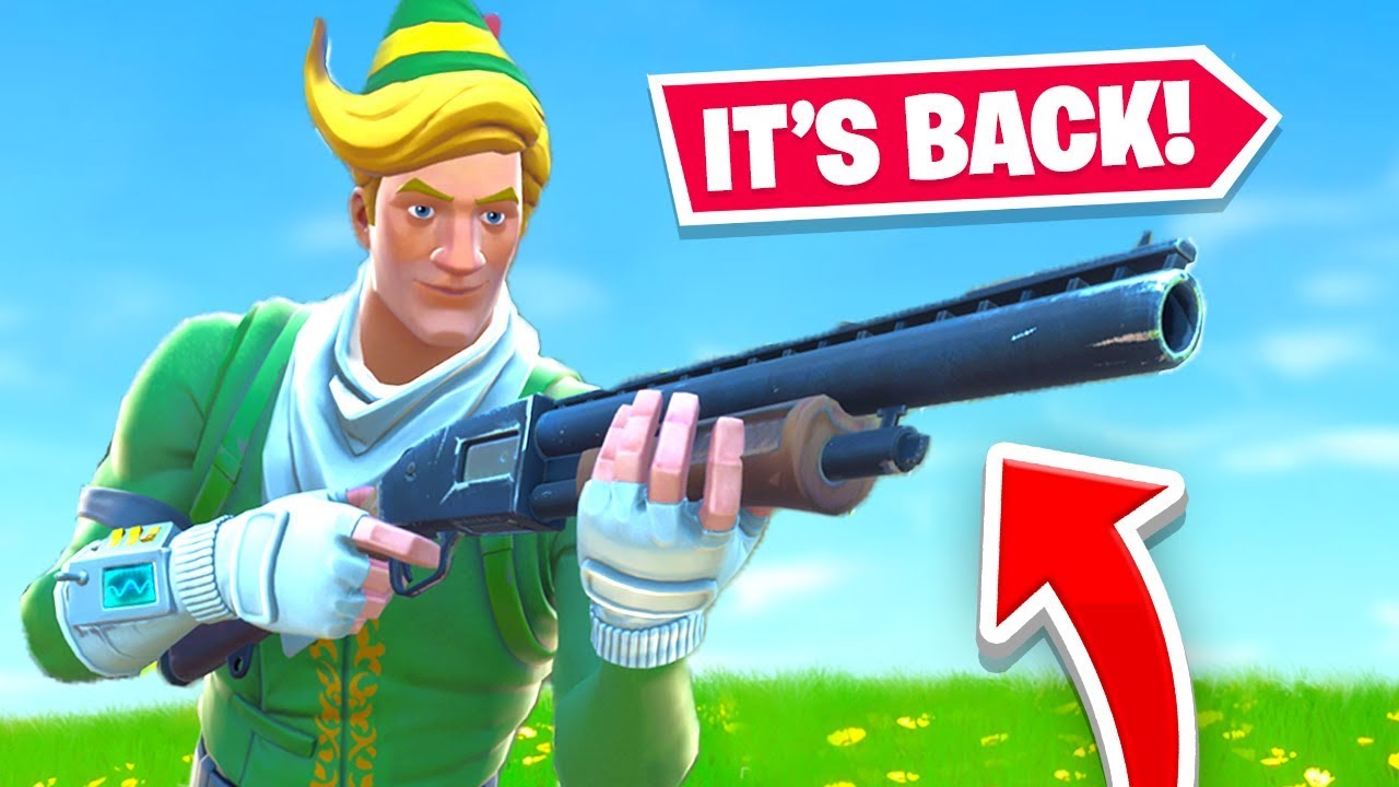 Fortnite вернула помповый дробовик!