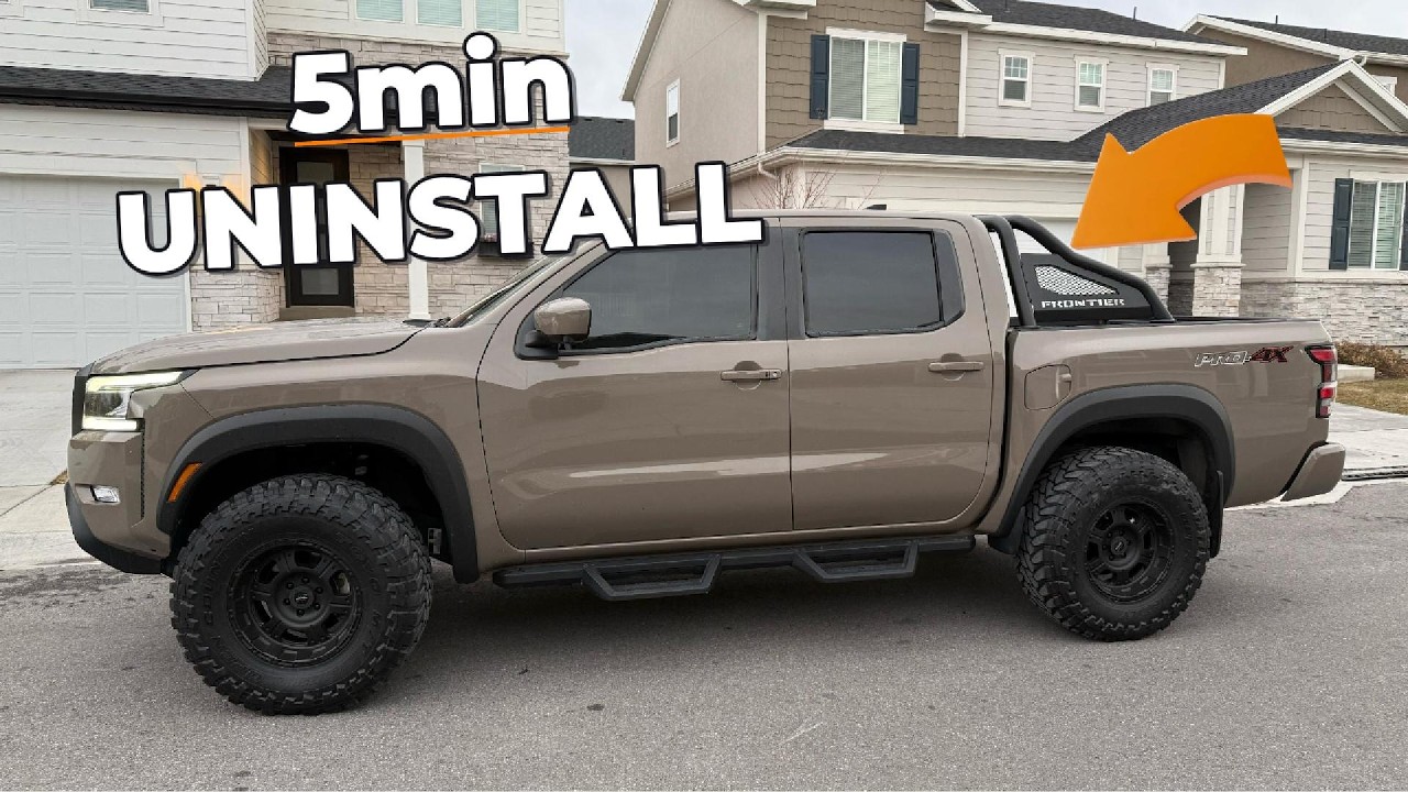 How to Remove a Sport Rack Bed Rack (Nissan Frontier)