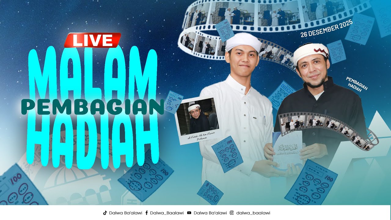 🔴LIVE || PEMBAGIAN HADIAH BAGI SANTRI YANG MENDAPATKAN NILAI TERBAIK BERSAMA HABIB ALI BIN BAHARUN
