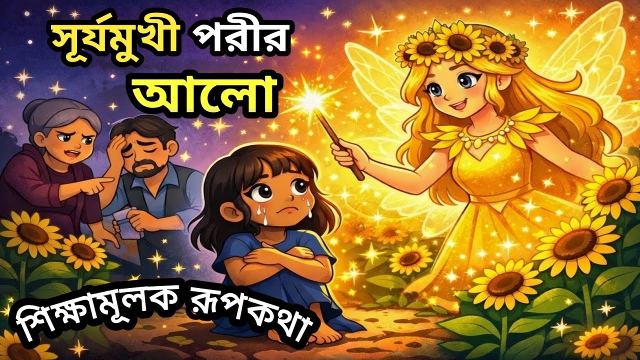 সূর্যমুখী পরী। রূপকথার গল্প। বাংলা কার্টুন। Rupkothar Cartoon Golpo l Kartoon Studio Story 🔥♥️🫶💯 