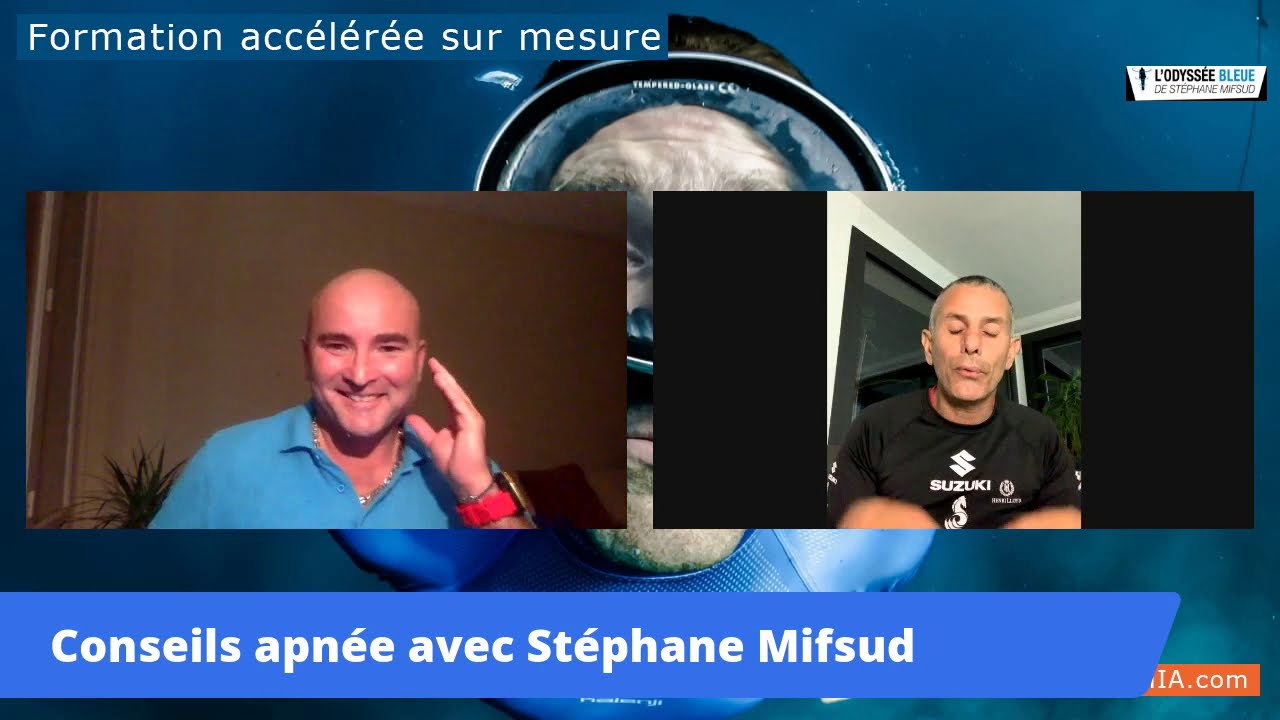 Réussir l'apnée N2-3-4 avec Stéphane Mifsud, recordman, en Live (Replay) ! 